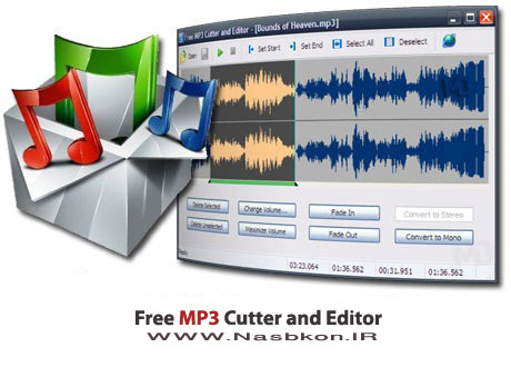 نرم افزار ویرایش فایل ام پی تری Free MP3 Cutter and Editor 2-6-0-2252